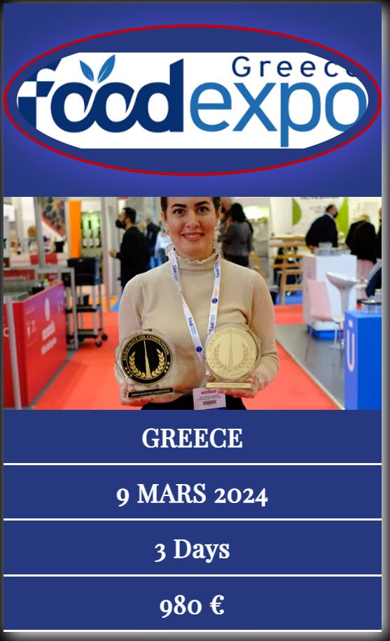 Participation à la Food Expo en Grèce - Stand "Best Olive Oils Store" et "Best Olive Oils Greece"